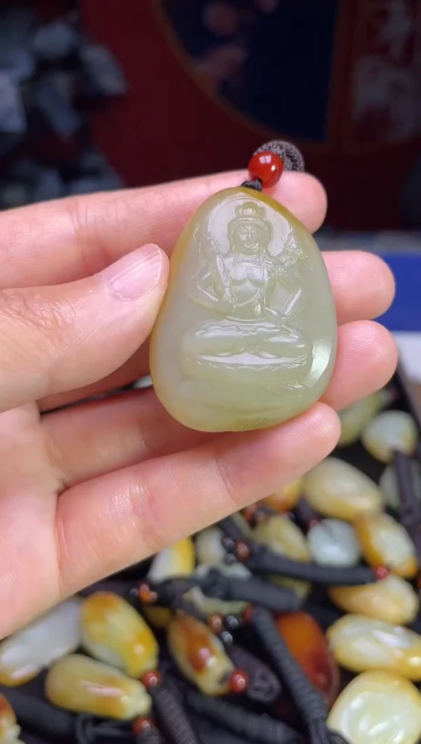 颈饰未镶嵌和田玉123