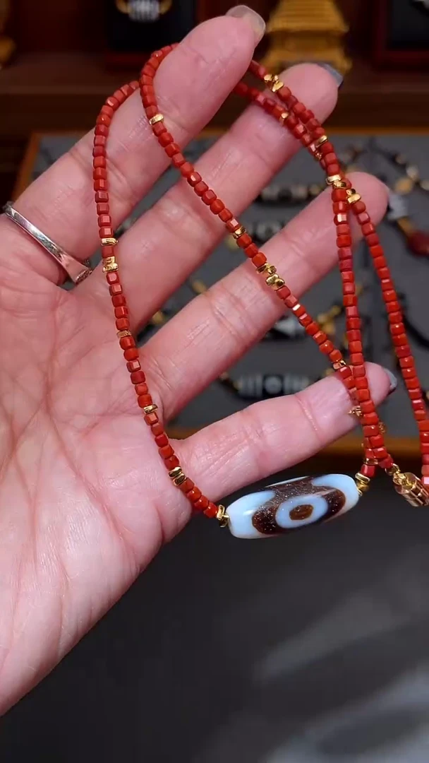 【闪购商品】玛瑙/玉髓项链未镶嵌S51967多样性发一xm三项链