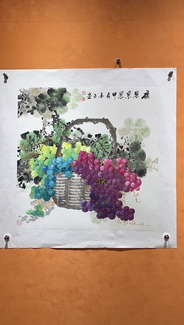 国画刘金玉老师亲笔手绘