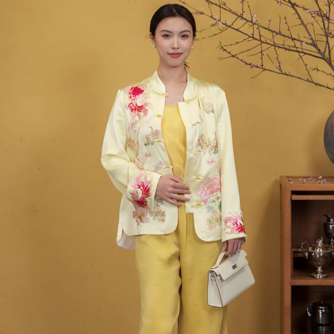 予御-Join Journey金鱼刺绣外套JJ52010151498