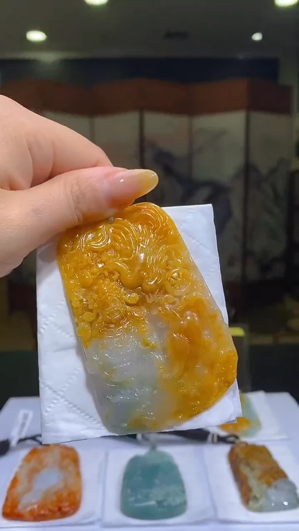 未镶嵌定制翡翠38/1128/W/财神
