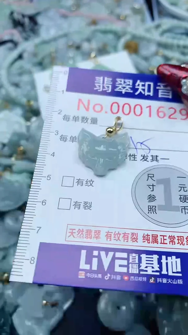 吊坠(不含链)未镶嵌翡翠1629