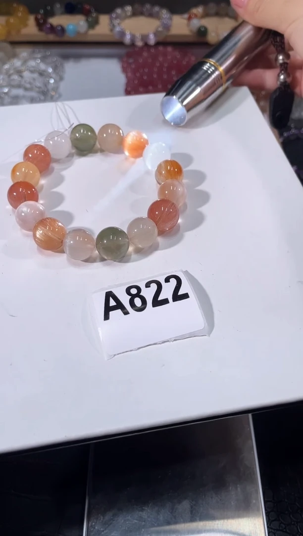 水晶手链未镶嵌A822彩兔毛手链