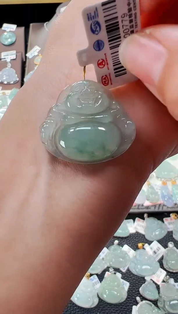 【闪购商品】翡翠吊坠(不含链)未镶嵌佛公吊坠779