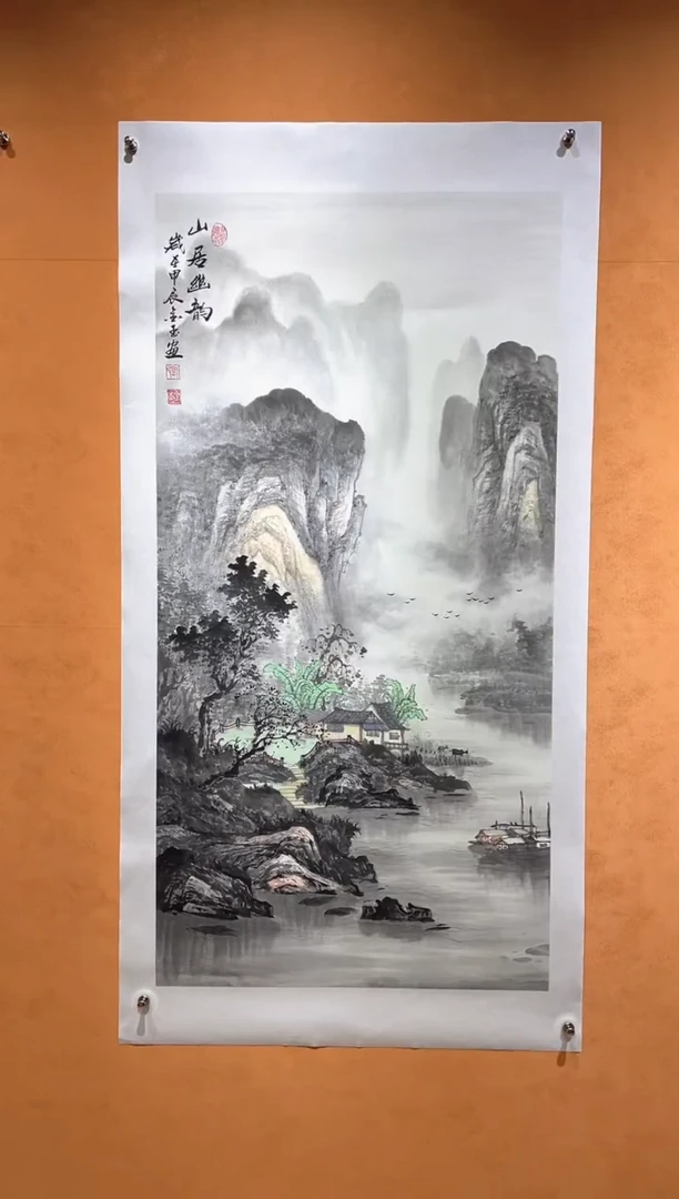 国画刘金玉教授亲笔手绘