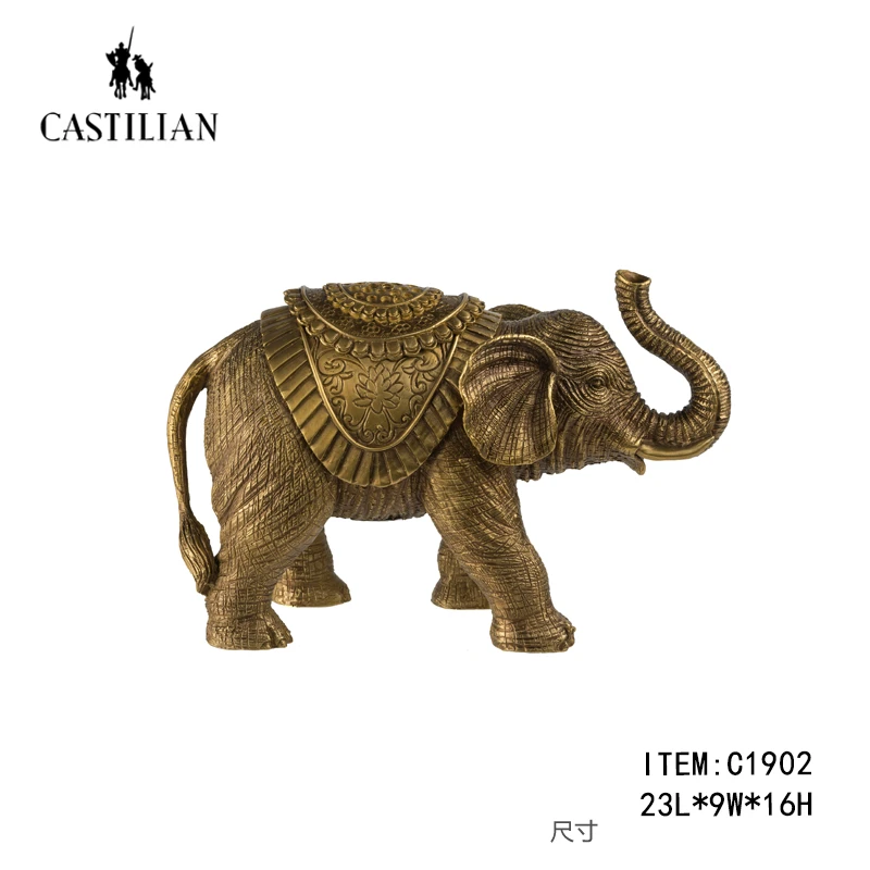 TY-卡斯特兰全铜别墅玄关客厅大象香炉装桌面摆件桌面摆设C1902