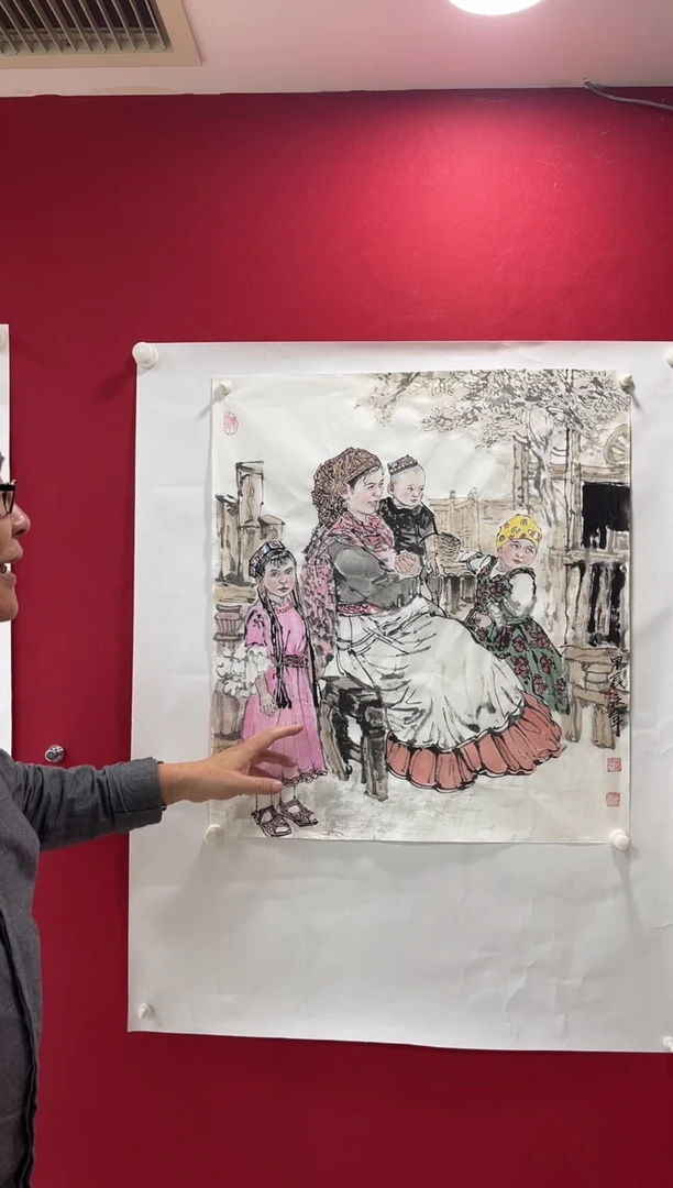 国画 郭永年老师70斗方 68*68