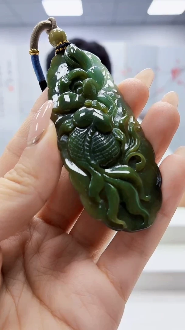 未镶嵌定制翡翠4917ty-毛货挂件75