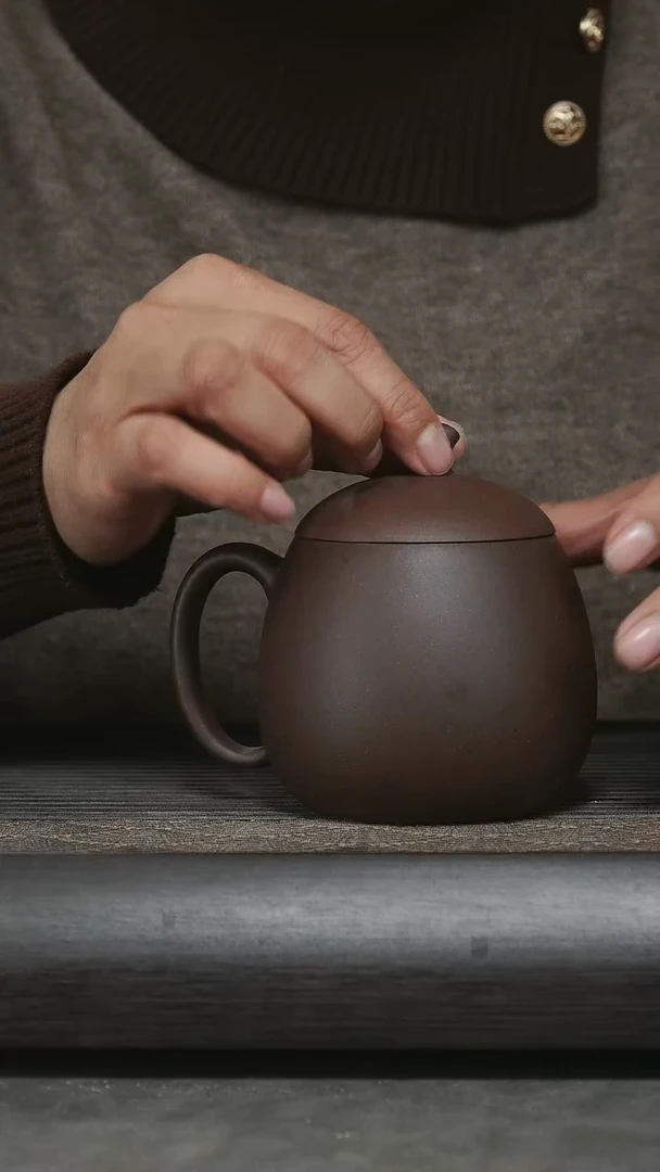【闪购商品】紫砂茶杯微瑕茄瓜杯