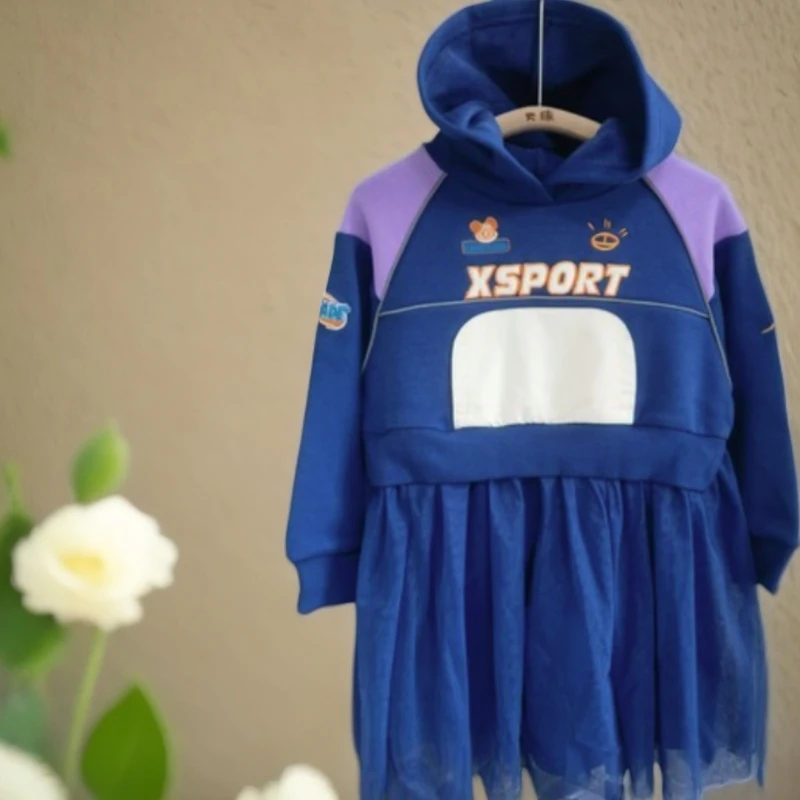 大庆仓 【其】儿童加绒连帽连衣裙 货号621442102（货位P4-28）