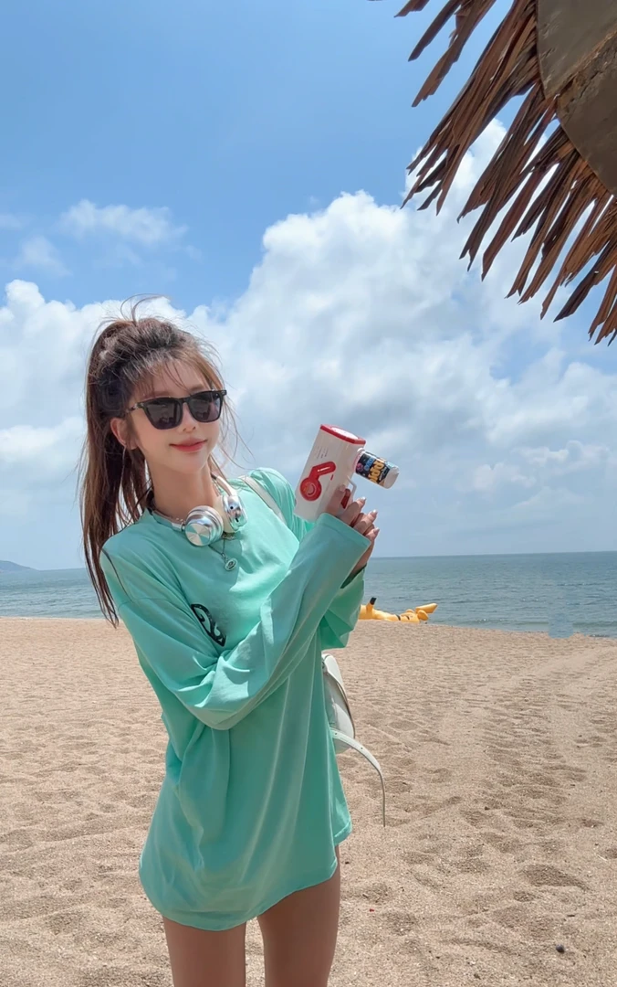 李馨儿【果冻海】显瘦长袖洋气衣服女罩衫宽松女装T恤夏季小众时尚