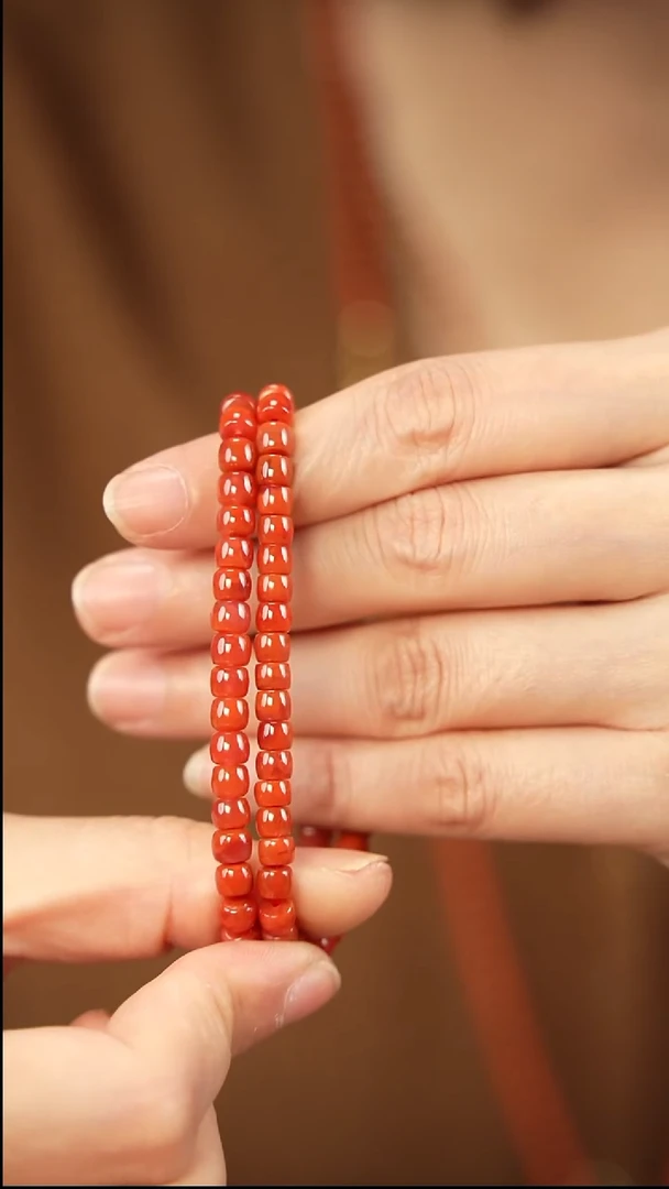 未镶嵌手链南红玛瑙直切单圈-150多样性随机发一串