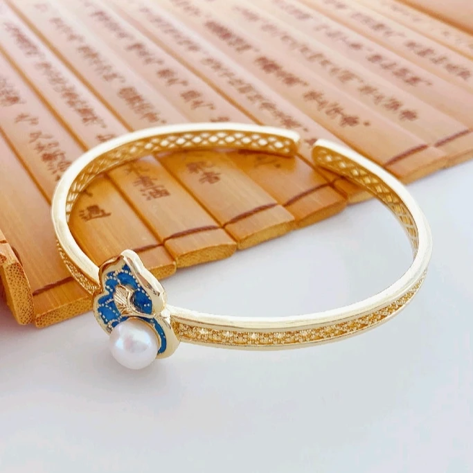 铜合金手镯 《货号7607》复古时尚葫芦手镯