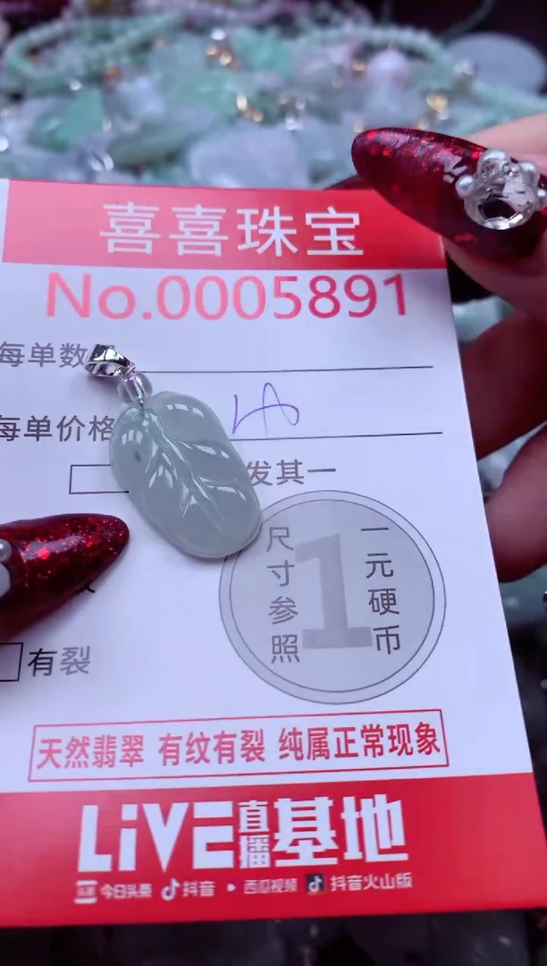 颈饰未镶嵌翡翠5891