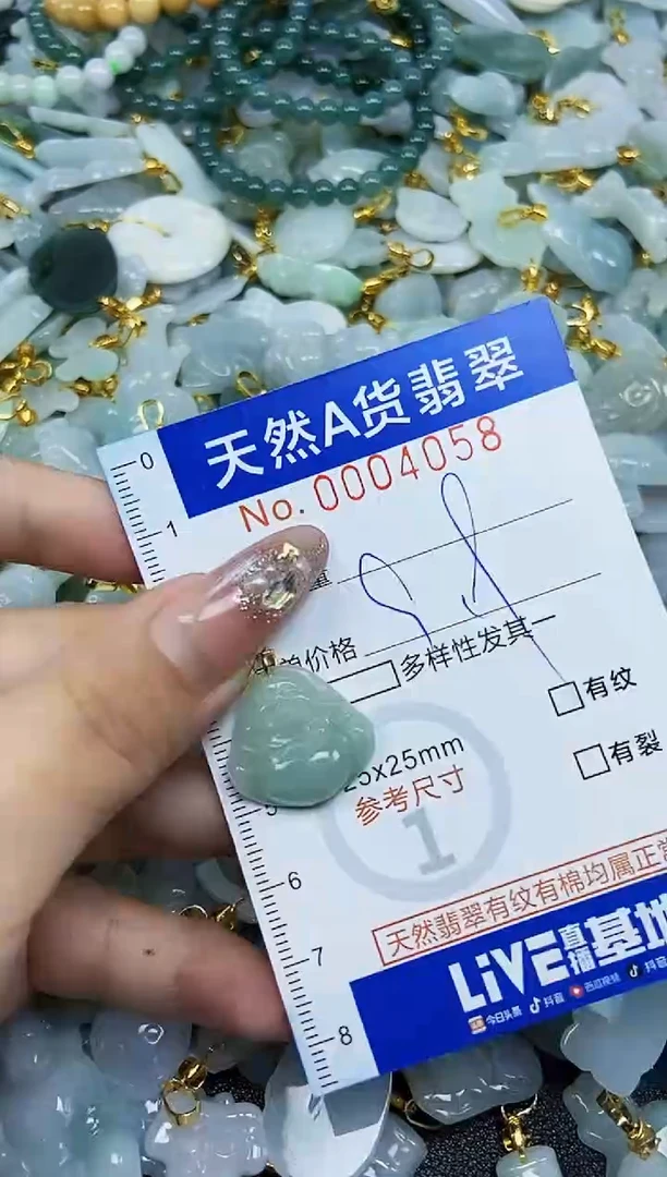 翡翠未镶嵌颈饰天然A货翡翠