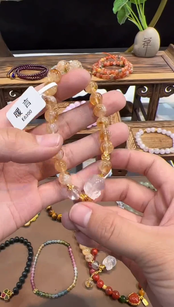 【闪购商品】水晶手绳未镶嵌@@手饰