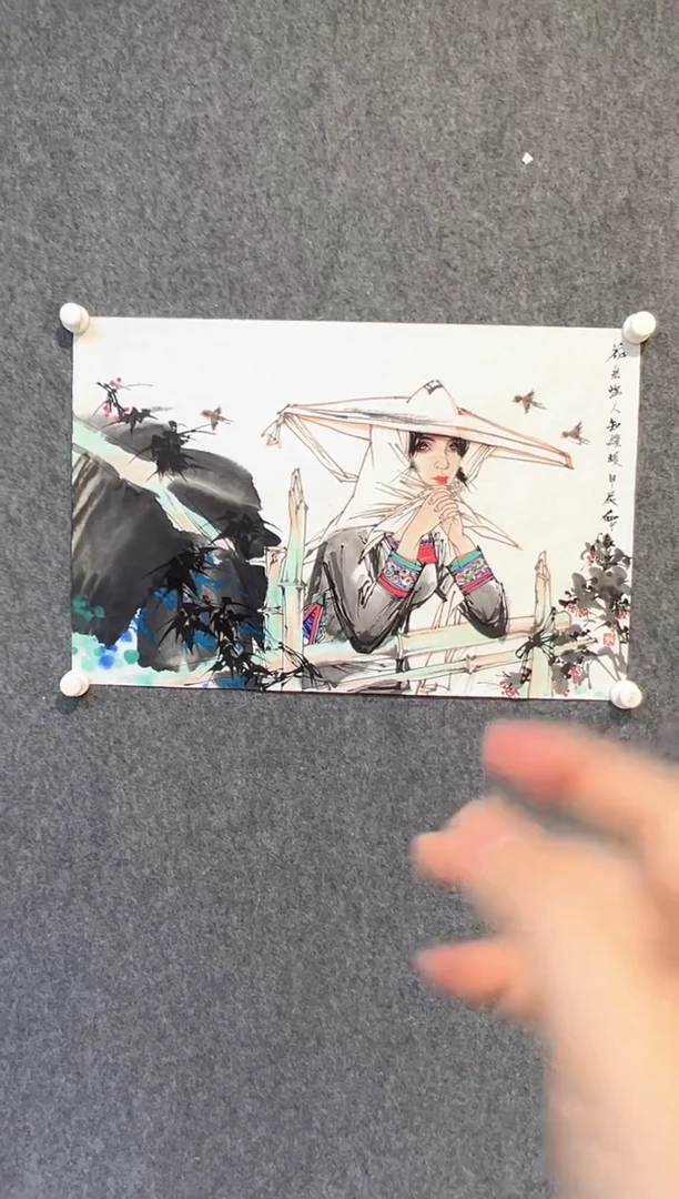 国画刘向平-2.7平尺-国画作品