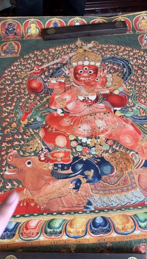 卷轴画手绘唐卡124