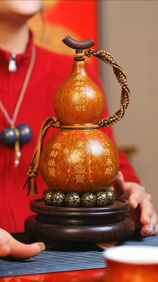 【闪购商品】JR084大师姐臻选非遗大漆酒葫芦