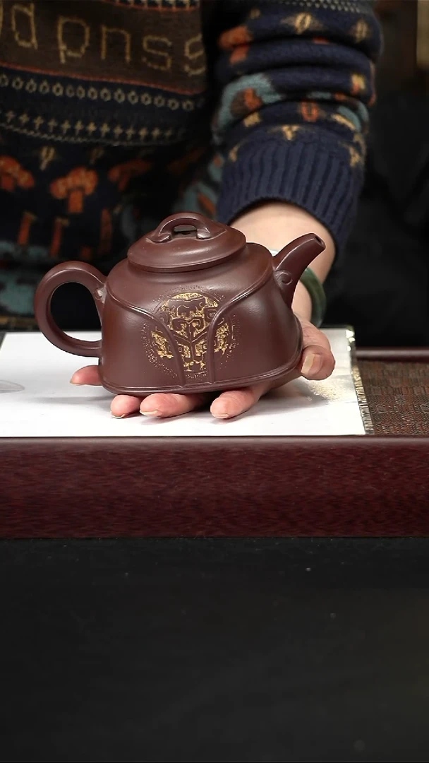 茶壶紫砂如意四方