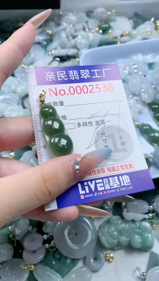 翡翠未镶嵌吊坠(不含链)2538