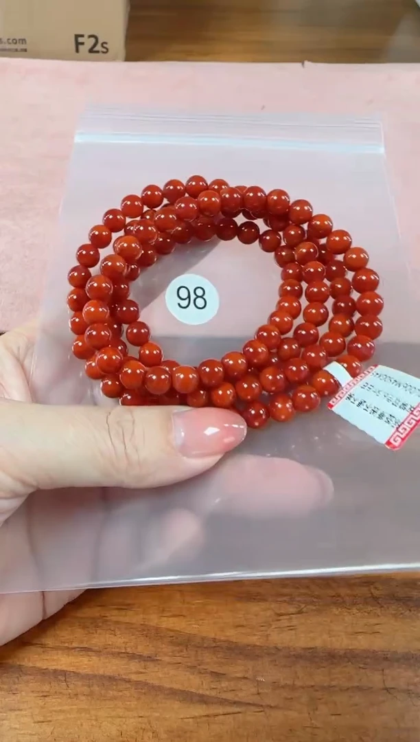 手串未镶嵌南红玛瑙原矿无优化无裂