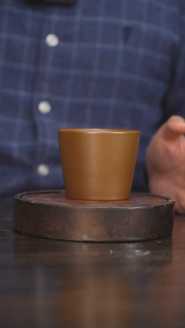 【闪购商品】杯3柴房陶瓷丨茶叶末大可乐杯