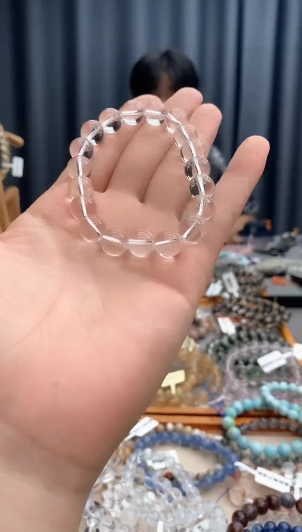 水晶手链未镶嵌白水晶