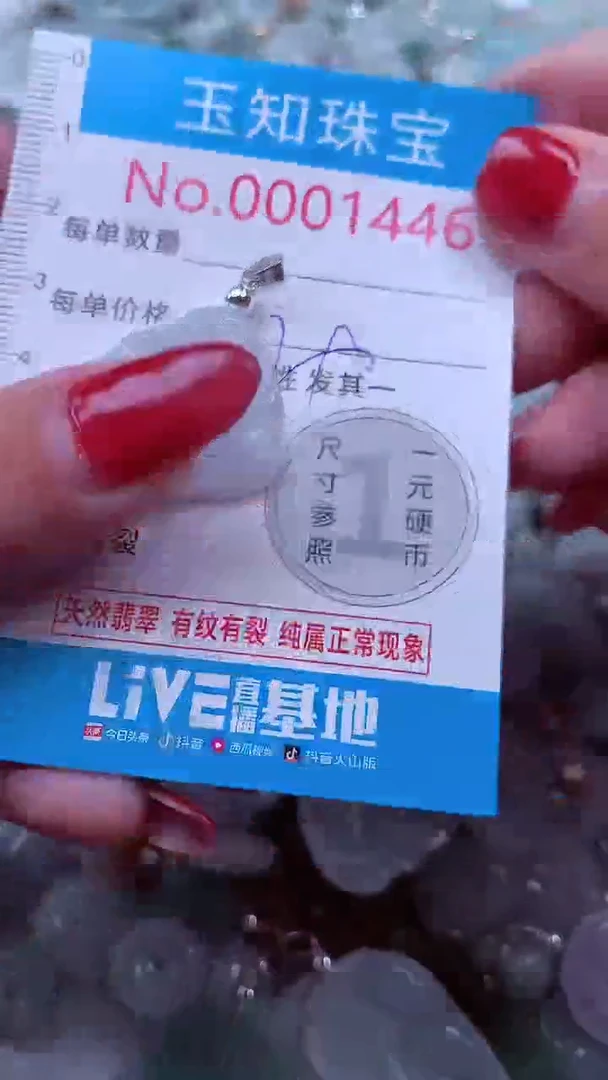 吊坠(不含链)未镶嵌翡翠1446