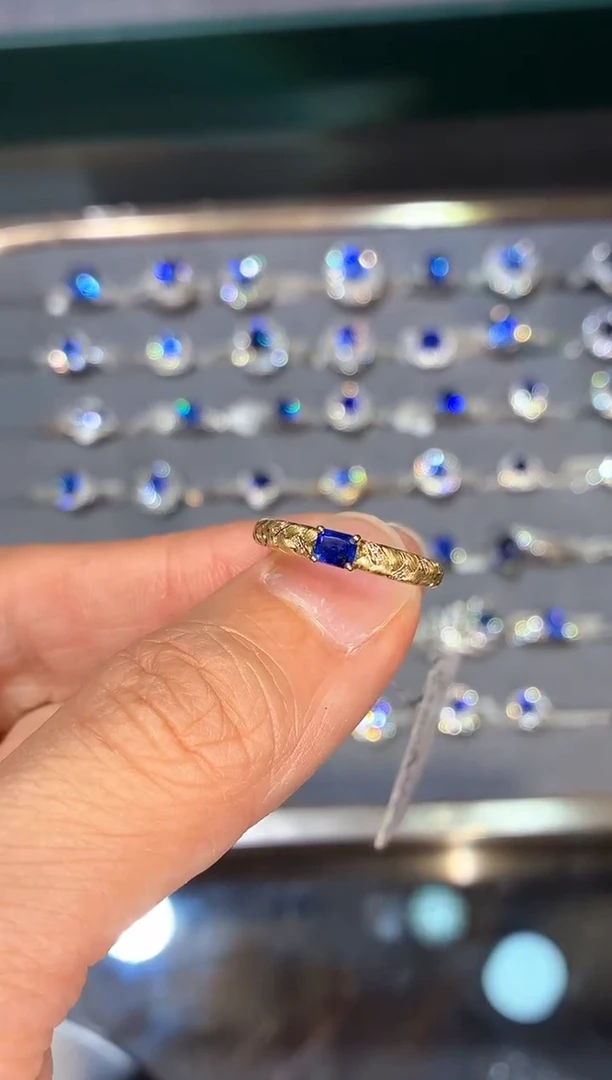 戒指蓝宝石18K金镶嵌【闪购】0.30ct/七天鉴赏