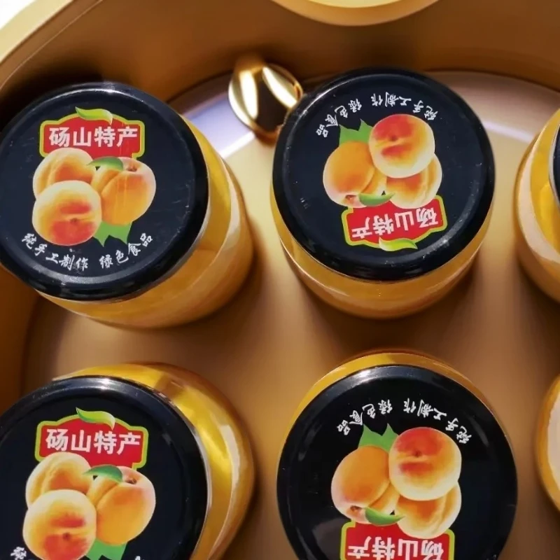 砀山纯手工新鲜黄桃黄桃罐头纯手工制作，