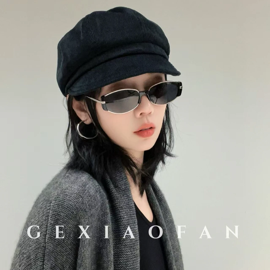 格小梵•秋冬复古休闲高级感时尚八角帽女显脸小时装帽帽子报童帽