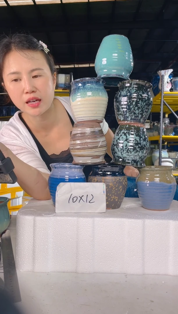 宜兴紫砂粗陶花盆10/12