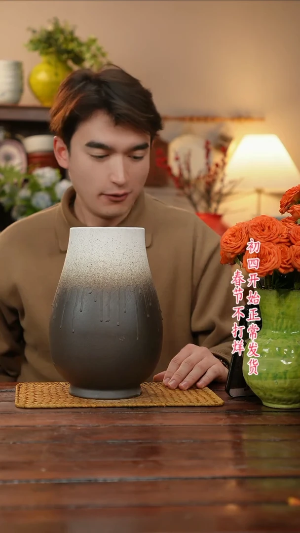 【闪购商品】摆件景德镇手作艺术感高温瓷