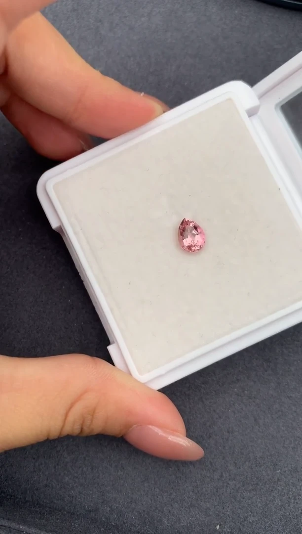 未镶嵌裸石碧玺1ct  粉碧玺 定制 FH