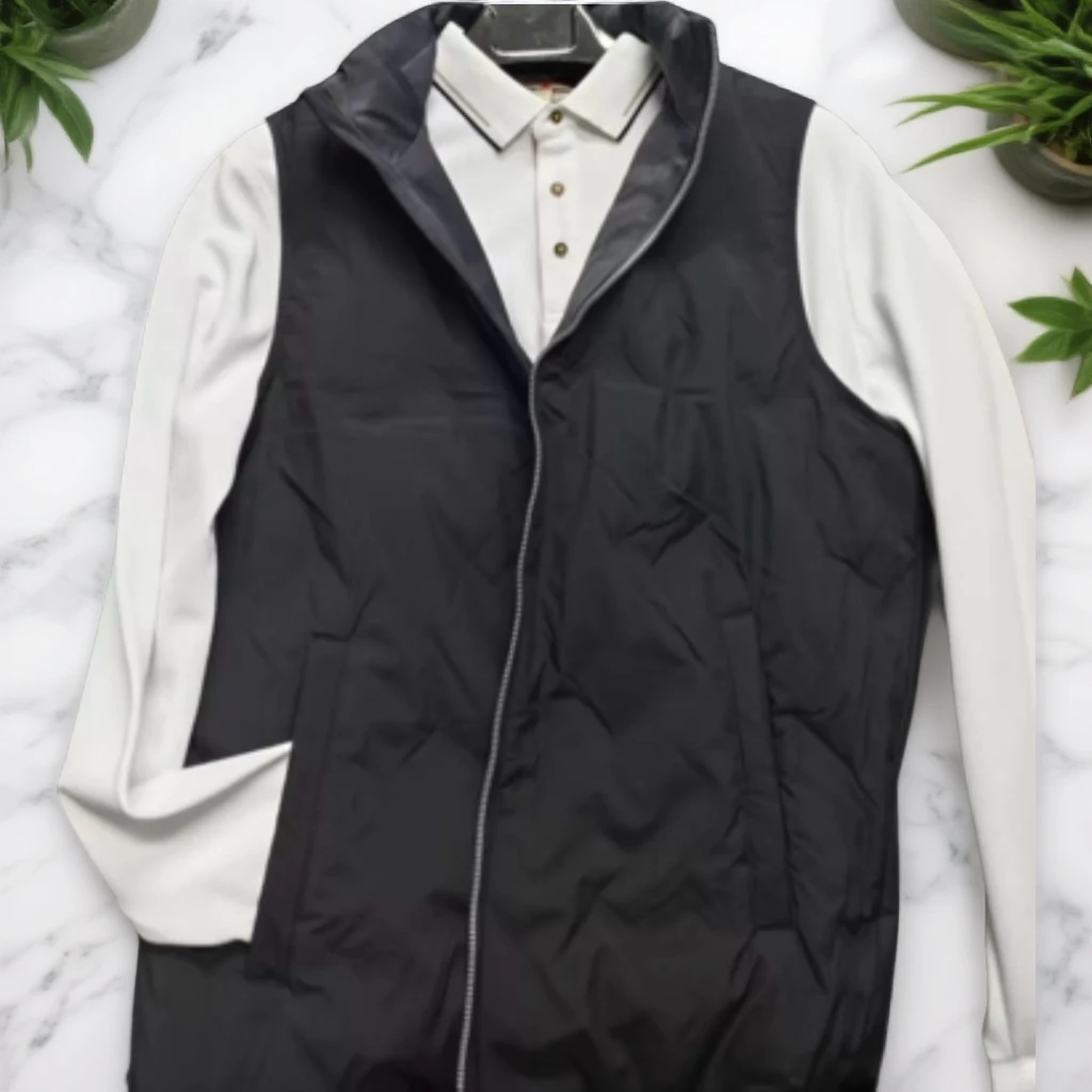 男士双面可穿羽绒服马夹保暖鹅绒服外套