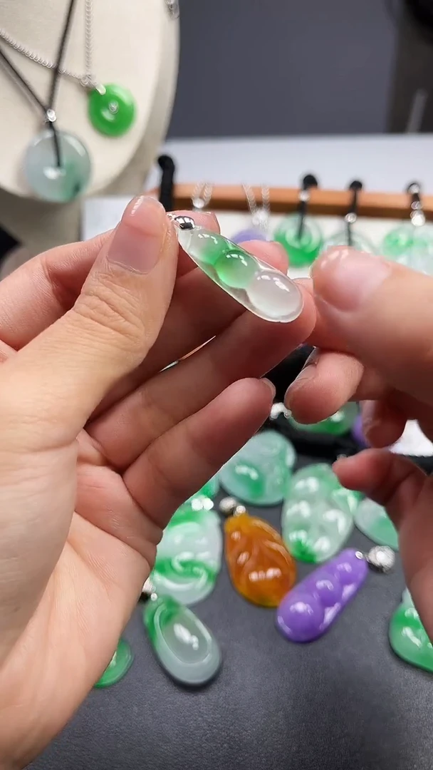 颈饰未镶嵌翡翠  所见即所得 一图一物