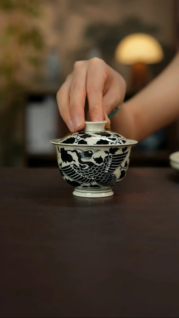 杯景德镇陶瓷杯碗柴烧多人
