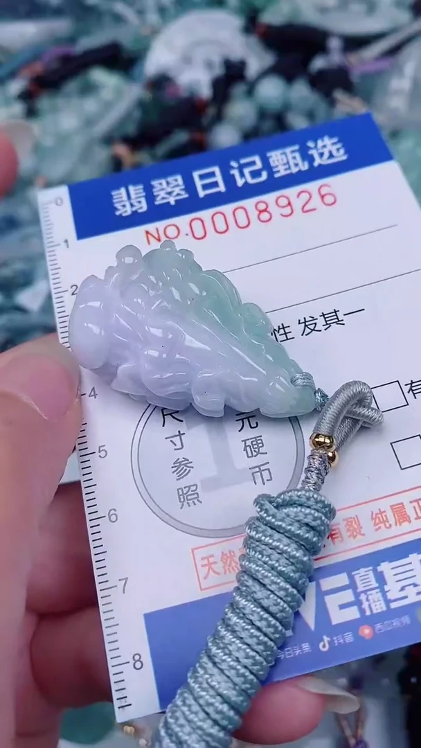 翡翠未镶嵌颈饰00008926