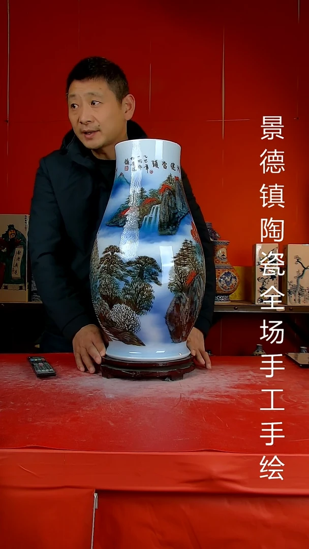 摆件陶瓷景德镇陶瓷 全场手工手绘