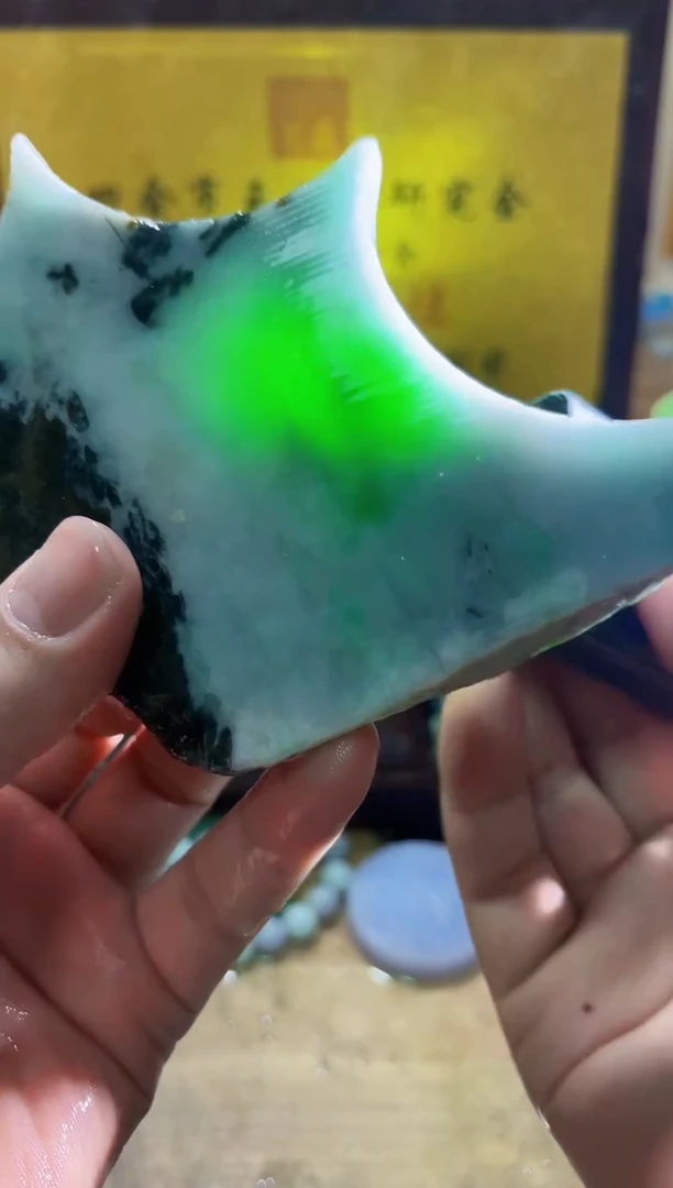 未镶嵌挂件翡翠A货常星7818