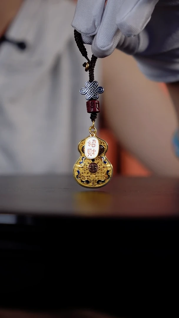 琉璃手工艺品葫芦挂件/钥匙挂件 珐琅手工艺