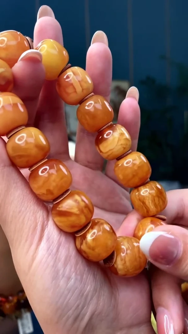 裸石琥珀未镶嵌12/6多样性发其一15