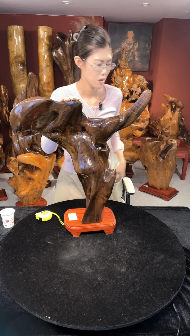 金丝楠永*金丝楠木随形孤品摆件1104
