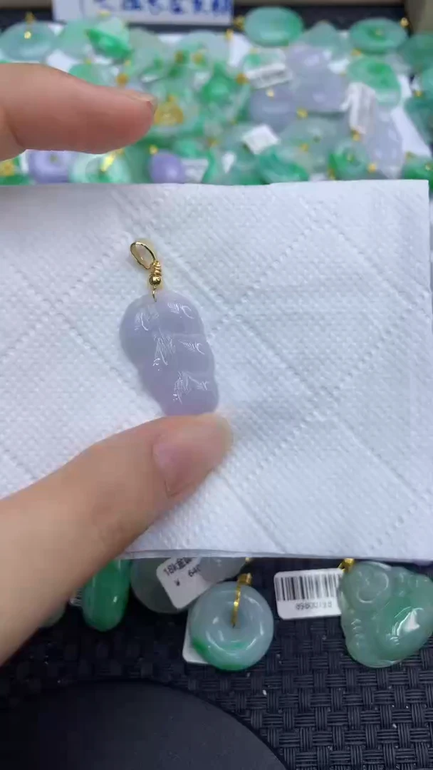 颈饰未镶嵌翡翠天然缅甸A货翡翠
