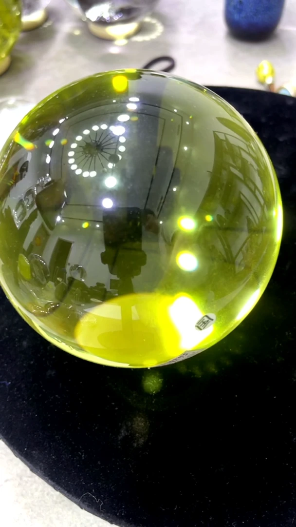 水晶珠宝半成品未镶嵌11cm双A天然黄水晶