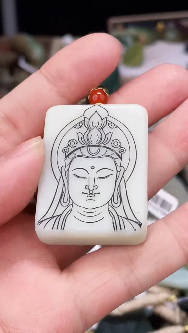 颈饰未镶嵌和田玉1