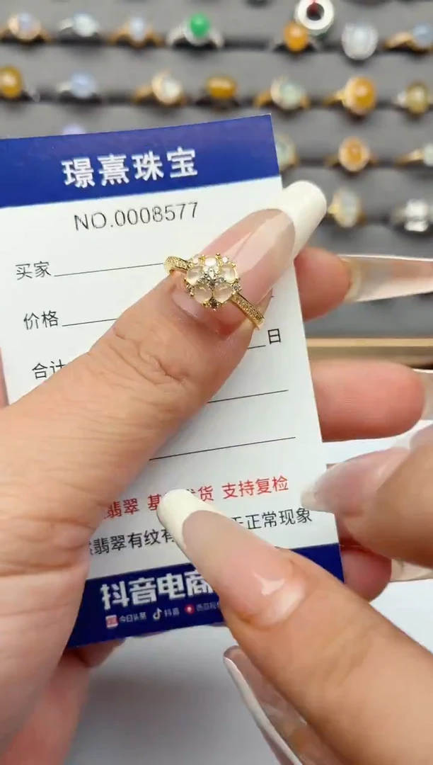 吊坠(不含链)银S925镶嵌翡翠.