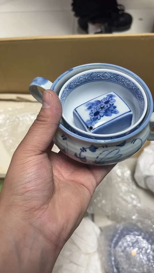 瓷片鼎****制爱文工艺品精选0166