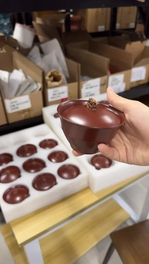 坭兴陶盖碗---预售-